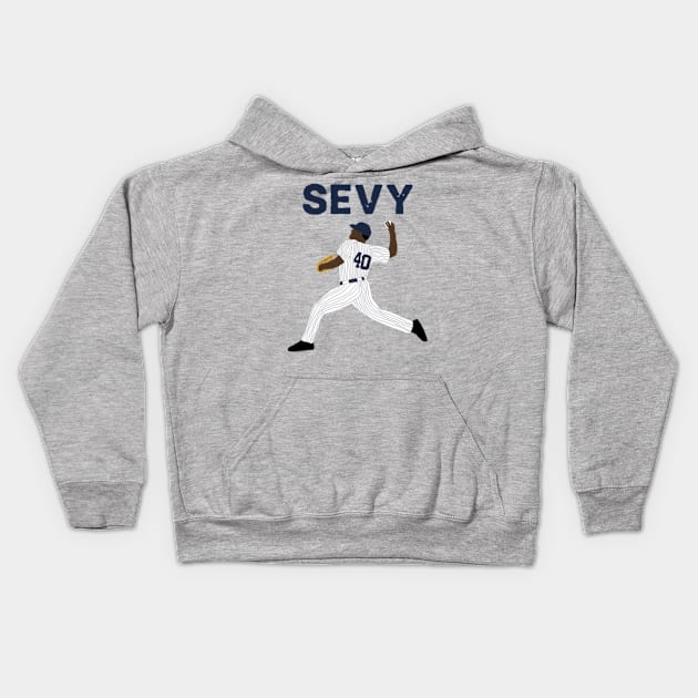 Luis Severino Kids Hoodie by ny_islanders_fans